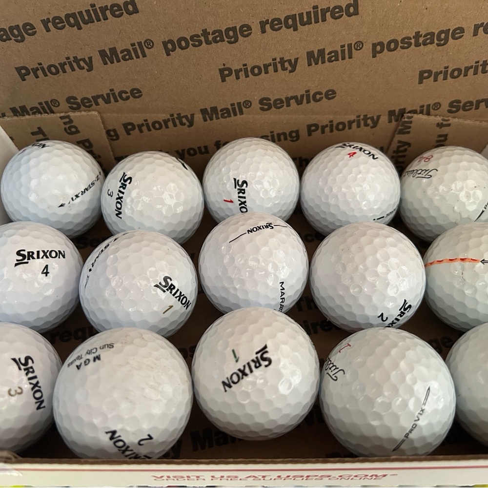 RIXO White Golf Balls